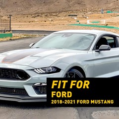 Smoked Black Vinyl Tint Overlay For 2018-2021 Ford Mustang Headlight Side Marker