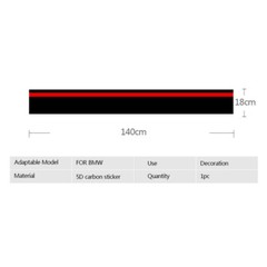 Matte Black Carbon Fiber Car Front Hood Sticker Sports Cover Universal For BWM