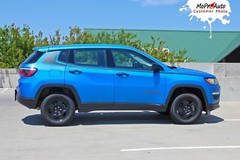 For 2017-2025 Jeep Compass Vinyl Graphics Decal Stripe Upper Body Door Altitude