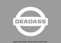 Deadass Motors Funny Vinyl Stickers