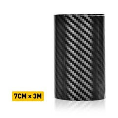 Carbon Fiber Car Sticker Protector Strip Door Sill Anti Scratch Tape 5D 7cm*10 D