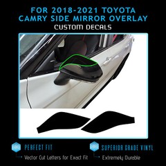 For 17-21 Civic Type R Hood Scoop Graphic Overlay Decal Satin Metallic Vinyl