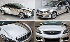 24″ x 60″ Silver Chrome Mirror Vinyl Film Wrap Sticker Stretchable 2ft x 5ft