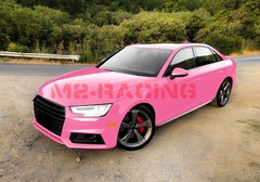 High Gloss Pink Glossy Car Vinyl Wrap Sticker Decal Sheet Film DIY Air Release