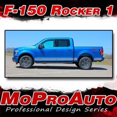 2015-2020 F-150 Lower Panel ROCKER ONE Solid Decals Stripes Vinyl Graphics