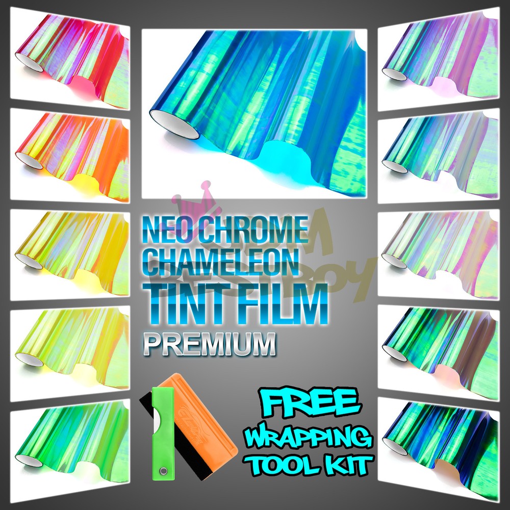 Chameleon Gloss Color Change Headlight Tint Fog Lights Tail light Vinyl Film