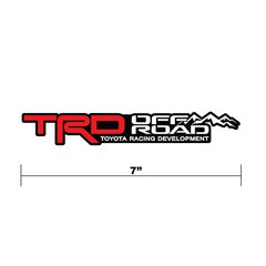 TRD OFF ROAD Racing Development Stickers Decal 10 PCs Set Tacoma Tundra 4Runner