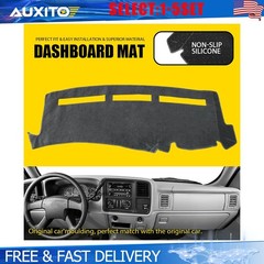 Fit 99-06 GMC Sierra 1500 2500 Chevrolet Silverado Dash Cover Mat Gray 1-5X