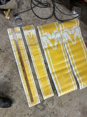 Dodge Ram 1500 Decals Vinyl Graphics Rear Side Bed Racing Stripes x4 NOS