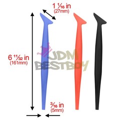 Micro Squeegee 3 Hardness Flexible Tuck Tools Car Window Tint Vinyl Wrapping Kit