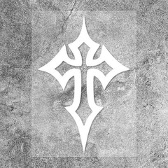Creative Cross Pattern Motorcycle Sticker Waterproof Vinyl Decal Racing Helmet