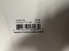 FOX RACING WINDOW DECAL 18 INCH