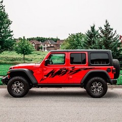 Decal For Jeep Wrangler JK JL Rubicon Sahara Willys Sport graphics design 2023
