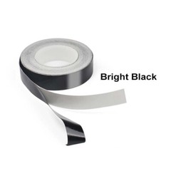 Car Window Trim Vinyl Film Door Waistline DIY Sticker Black Line 1 Roll 2cm*10m