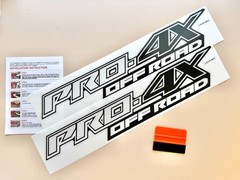 2 pcs – OffRoad Aftermarket Sticker Decals for Pro-X Frontier Titan 18 x 3.5 in