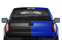 102-02 DOG PAW PRINT Windshield Decal Window Sticker Vinyl Graphic Dog Lover