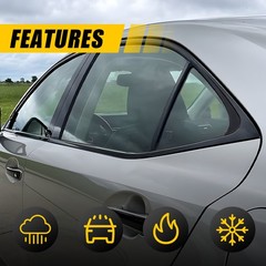 For Lexus IS (Sedan) 14-20 Glossy Black Chrome Delete Blackout Window Trim 1-10