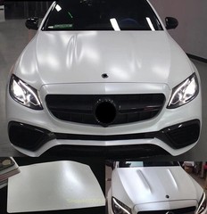 Full Roll 65FT x 5FT White Metallic Satin Matte Pearl Chrome Vinyl Wrap Car Film