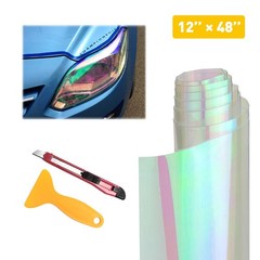 Vinyl Smoke Protection Tint Headlight Taillight Film Wrap Fog Chameleon Light