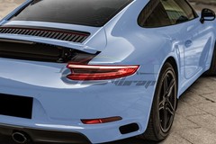 1FTx5FT PPF Porcelain Blue Gloss Color Vinyl Paint Protection Film Scratch Wrap