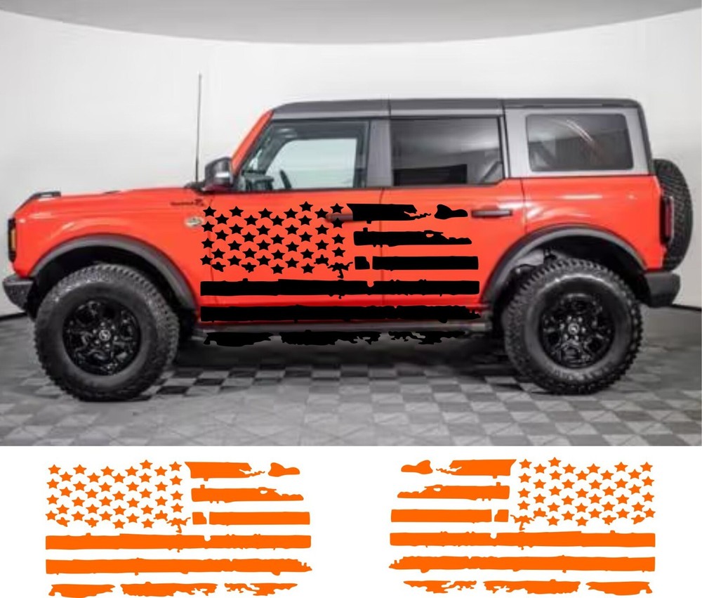 FLAGs Graphics Decals for RAM JEEP FORD DODGE TOYOTA CHEVY GMC NISSAN TRUCK SUV