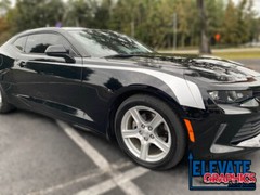 For Chevy Camaro Graphics Side Titanium Stripes Vinyl Decals Stickers 2010-2024