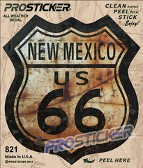 ProSticker 821 (One) 5″ Route 66 New Mexico Decal Sticker US Highway Sign