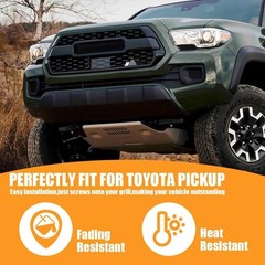 Universal Car Tri-Color Snow Mountain Grille Badge