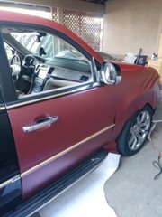 VVivid 2018 CKwraps Matte Bloody Burgundy Metallic Vinyl Car Wrap Film | V227