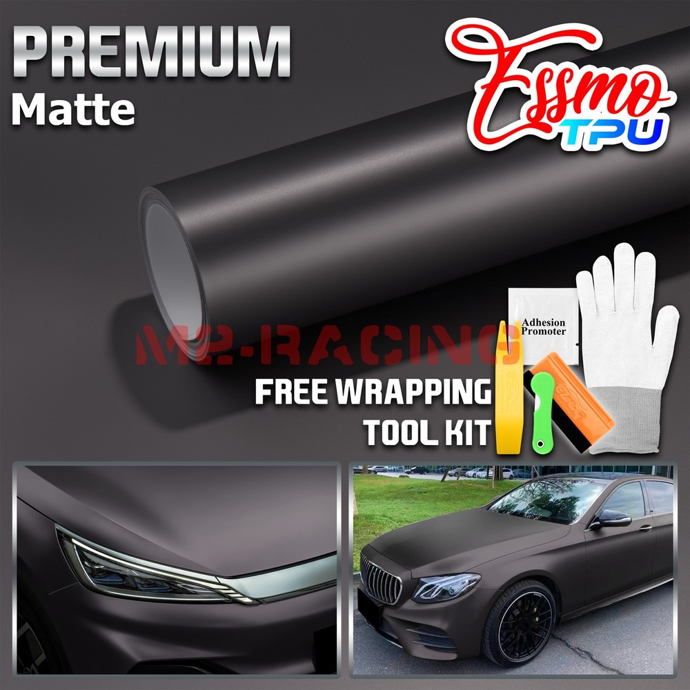 TPU Color Matte Shadow Gray PPF Paint Protection Film Dry Wet Apply Vinyl Wrap