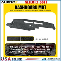 For Chevy C1500 C2500 C3500 K2500 1988-1994 Gray Dash Mat Dashboard Cover 1-5X
