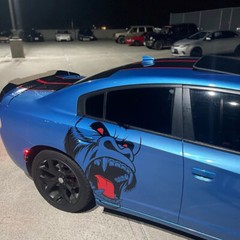 Horror Ape Totem Graphics Vinyl Sticker For Car Right Side Body Hood Decal DIY