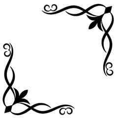 4 Vinyl Pinstripe Corner Decals -Choose Your Size and Color – Free US Shipping!