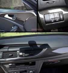 5D Mirror Glossy Ultra Shining Black Carbon Fiber Vinyl Wrap Sticker 50FT x 5FT