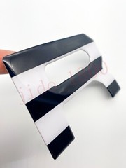 BLACK Flag letters compatible with TOYOTA TUNDRA 2022 23 logo Tailgate insert
