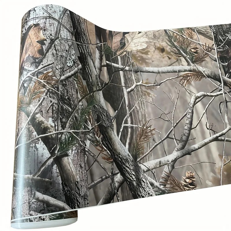 Shadow Grass Camo Vinyl Wrap Woodland Camouflage Self Adhesive Car Decal Film