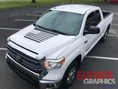 2014-2021 Toyota Tundra Center Hood Graphic Stripes 9 Options 3M Vinyl Decals