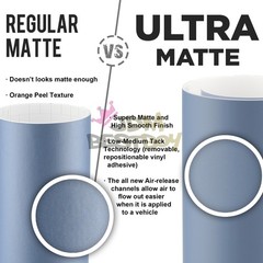 Premium Ultra Matte Flat Black Car Vehicle Vinyl Wrap Sticker Decal Sheet Film