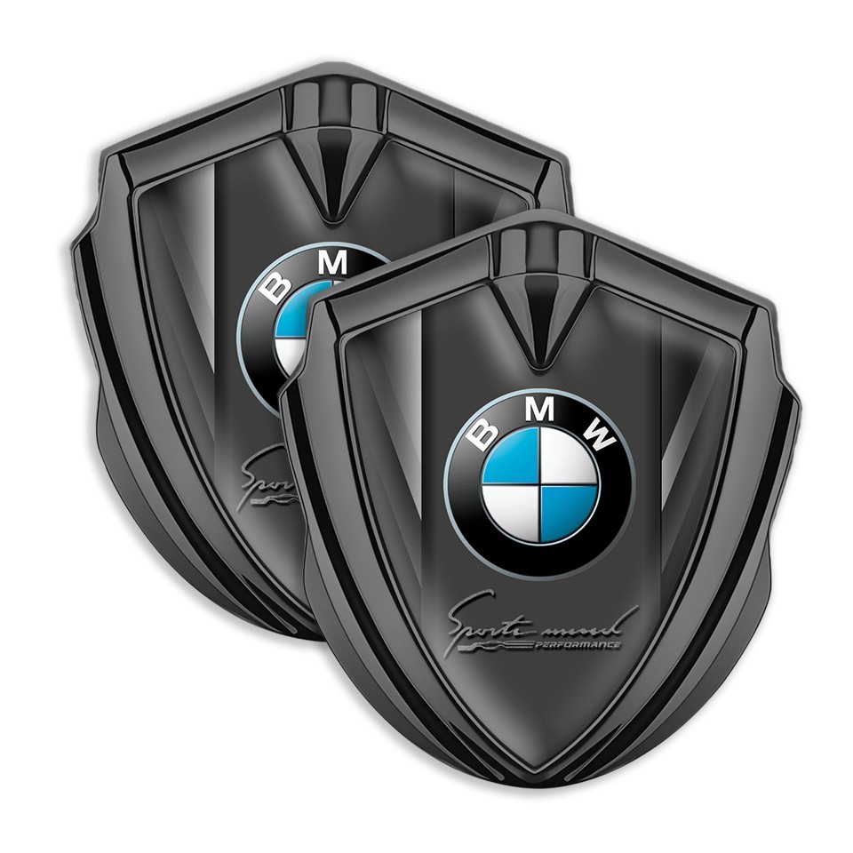 2 or 1 pcs BMW logo metal emblem with silicone car tuning, 60mm/65mm