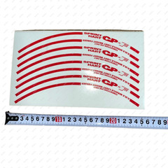 TOP MATERIAL RED SPRINT HART CP-F HIGH QUALITY REPLACEMENT DECAL STICKER SET