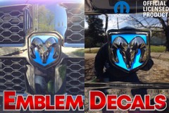 RAM 3500 Ram Heads Front and Rear Emblem Inlays Decals 13 14 15 16 17 18