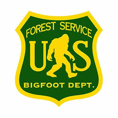 US Forest Service Bigfoot Department Sticker Decal Sasquatch Helmet Hart Hat