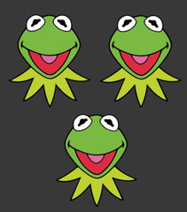 Kermit The Frog Decal Car Truck SUV Laptop Kids Kermit Sticker