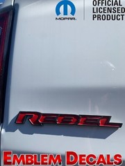 Ram 1500 DT REBEL TAILGATE COMBO Decal Overlay Decal 19 2020 2021 2022 2023 24