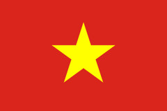 Vietnam Flag Sticker 4″ Wide Country Asia Red Yellow Star South China Sea VN