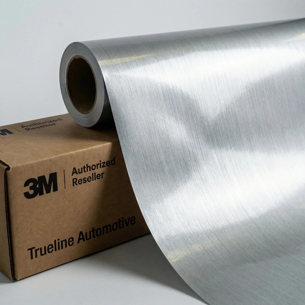 Brushed Aluminum – 3M 2080 BR120 Vinyl Wrap Film All Sizes Dual Cast