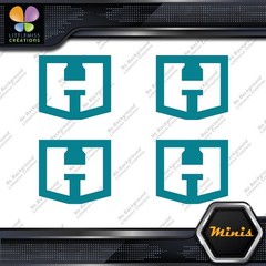 Compatible Hart Tools H Logo Only Pack of 4 MINI SIZE Decals Stickers Vinyl