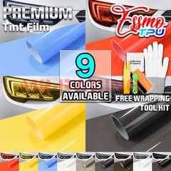 Headlight TPU Tint Gloss Smoke PPF Protection Film Tail Light Fog Vinyl Sticker