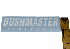 Bushmaster Vinyl Sticker Decal 2″x8″ Car Window Bumper Truck Ships w/ Tracking