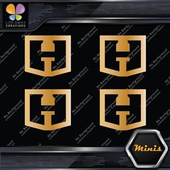 Compatible Hart Tools H Logo Only Pack of 4 MINI SIZE Decals Stickers Vinyl